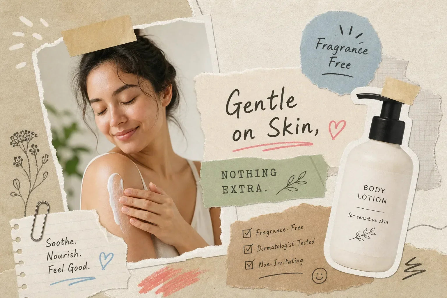 Fragrance-Free Body Lotion That Won't Cause Irritation